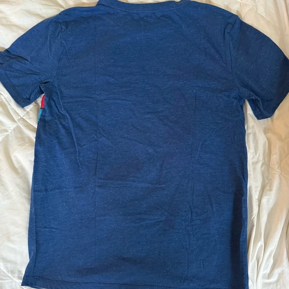 Eddie Bauer Kids Blue Multi-Stripe Tee - Picture 2 of 3